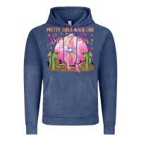 Vintage Denim pretty girls walk like this this Vintage Hoodie - NancyCooperArtShop
