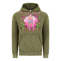 Vintage Olive pretty girls walk like this this Vintage Hoodie - NancyCooperArtShop