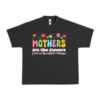 Pigment Black mothers are like flowers Urban Heavy Tee - JahusDesignShop