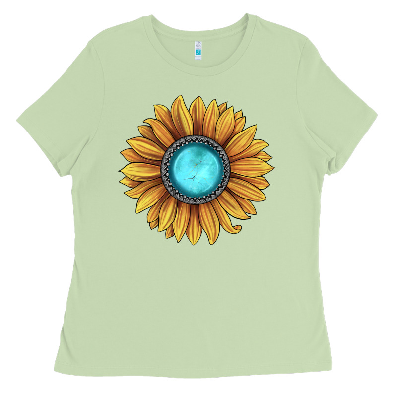 Sunflower Gemstone Ladies Tee by JahusDesignShop | Teevron