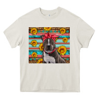 Cream western pitbull Heavy Core Tee - Artiststas