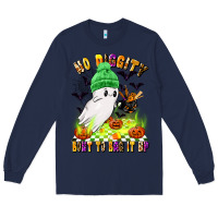 Navy no diggity bount to bag it up Long Sleeve Tee - LillyAllenDesigns