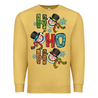 Antique Gold ho ho ho Premium Sweatshirt - OliviaCreatesArt