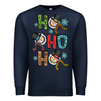 Navy ho ho ho Premium Sweatshirt - OliviaCreatesArt