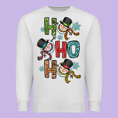 Ho Ho Ho Premium Sweatshirt Designed By Oliviacreatesart