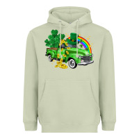 Matcha western truck St. Patrick's Day Heavyweight Hoodie - HowdyJamesFarm