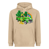 Mushroom western truck St. Patrick's Day Heavyweight Hoodie - HowdyJamesFarm