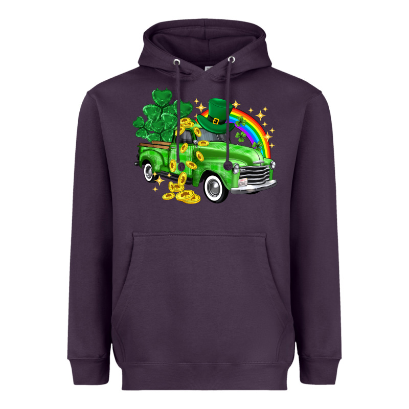 Western Truck St. Patrick's Day Heavyweight Hoodie by HowdyJamesFarm | Teevron