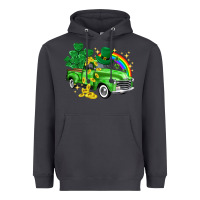 Smoke western truck St. Patrick's Day Heavyweight Hoodie - HowdyJamesFarm