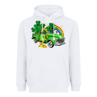 White western truck St. Patrick's Day Heavyweight Hoodie - HowdyJamesFarm