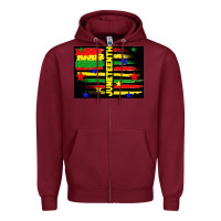 Burgundy juneteenth american flag Zipper Hoodie - TumblerDesignByShophia