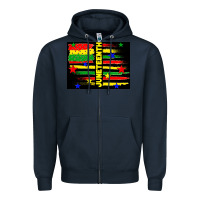 Navy juneteenth american flag Zipper Hoodie - TumblerDesignByShophia