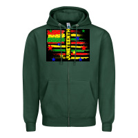 Sports Green juneteenth american flag Zipper Hoodie - TumblerDesignByShophia