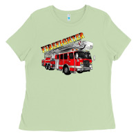 Matcha firefighter fire truck Ladies Tee - Artiststas