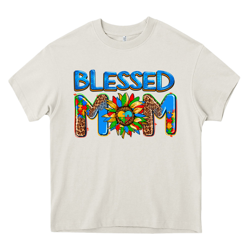 Blessed Mom Autism Heavy Core Tee by AdoDesignShop | Teevron
