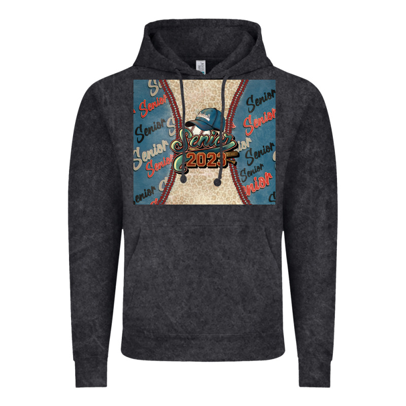 Senior Baseball 2023 Vintage Hoodie by NancyCooperArtShop | Teevron