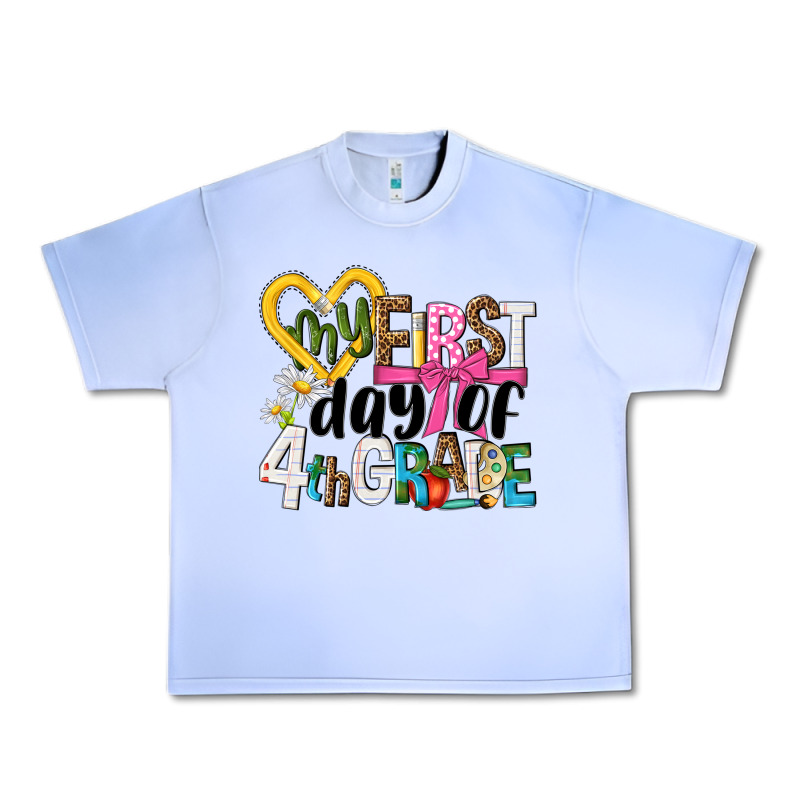 My First Day Of 4th Grade Urban Heavy Tee by NancyCooperArtShop | Teevron