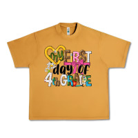 Peanut Butter my first day of 4th grade Urban Heavy Tee - NancyCooperArtShop