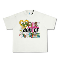 Pistachio my first day of 4th grade Urban Heavy Tee - NancyCooperArtShop