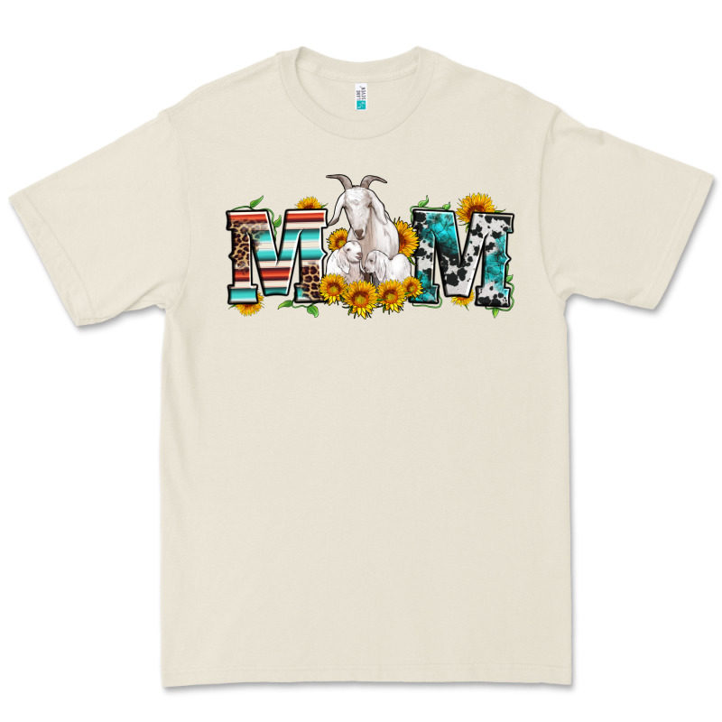 Goat Mom Serape Leopard Cowhide Goat Family Premium Tee by Artiststas | Teevron