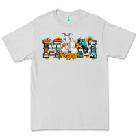 Dove Grey goat mom serape leopard cowhide goat family Premium Tee - Artiststas