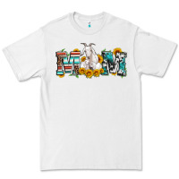 White goat mom serape leopard cowhide goat family Premium Tee - Artiststas