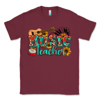 Burgundy music teacher Classic Tee - NancyCooperArtShop