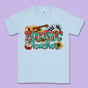 Music Teacher Classic Tee Designed By Nancycooperartshop