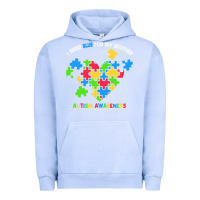 Pigment Grape Ice Wear Blue For My Brother Autism Urban Hoodie - CowhideDigitalArt