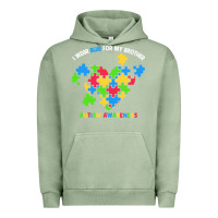 Pigment Oil Green Wear Blue For My Brother Autism Urban Hoodie - CowhideDigitalArt