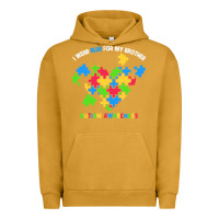 Pigment Peanut Butter Wear Blue For My Brother Autism Urban Hoodie - CowhideDigitalArt