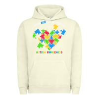 Pigment Pistachio Wear Blue For My Brother Autism Urban Hoodie - CowhideDigitalArt