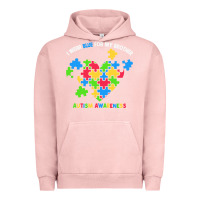 Pigment Salmon Wear Blue For My Brother Autism Urban Hoodie - CowhideDigitalArt