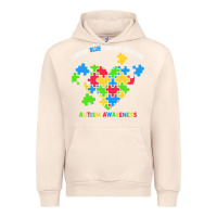 Sandshell Wear Blue For My Brother Autism Urban Hoodie - CowhideDigitalArt