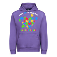Tulip Wear Blue For My Brother Autism Urban Hoodie - CowhideDigitalArt