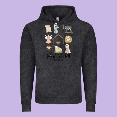 True Story Vintage Hoodie Designed By Maliassmallbusiness