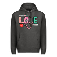 Charcoal Heather love nursing Premium Hoodie - CowGirlArtShop