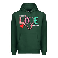 Sports Green love nursing Premium Hoodie - CowGirlArtShop