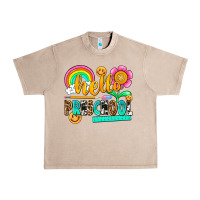 French Oak hello preschool Urban Heavy Tee - NancyCooperArtShop
