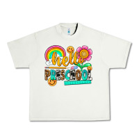 Pistachio hello preschool Urban Heavy Tee - NancyCooperArtShop
