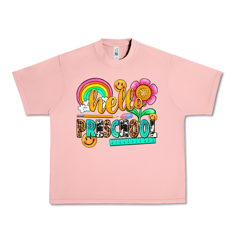 Hello Preschool Urban Heavy Tee by NancyCooperArtShop | Teevron