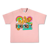 Salmon hello preschool Urban Heavy Tee - NancyCooperArtShop