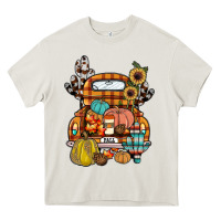 Cream farm truck,fall Heavy Core Tee - JahusDesignShop