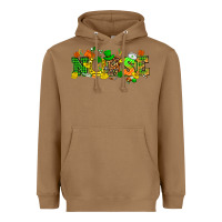 Toasted Coconut St. Patricks day nurse Heavyweight Hoodie - HowdyJamesFarm