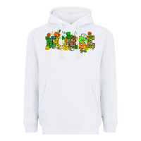 White St. Patricks day nurse Heavyweight Hoodie - HowdyJamesFarm