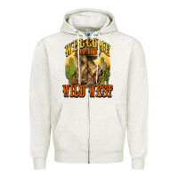 Oatmeal Heather Welcome to the wild west Cowboy boots Zipper Hoodie - HowdyJamesFarm