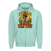 Seafoam Welcome to the wild west Cowboy boots Zipper Hoodie - HowdyJamesFarm