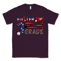 Plum batter up 3rd grade Classic Tee - JahusDesignShop