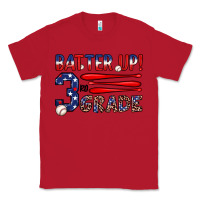 Red batter up 3rd grade Classic Tee - JahusDesignShop