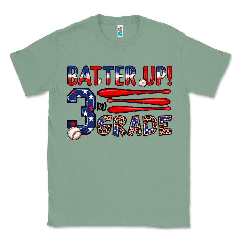 Batter Up 3rd Grade Classic Tee by JahusDesignShop | Teevron